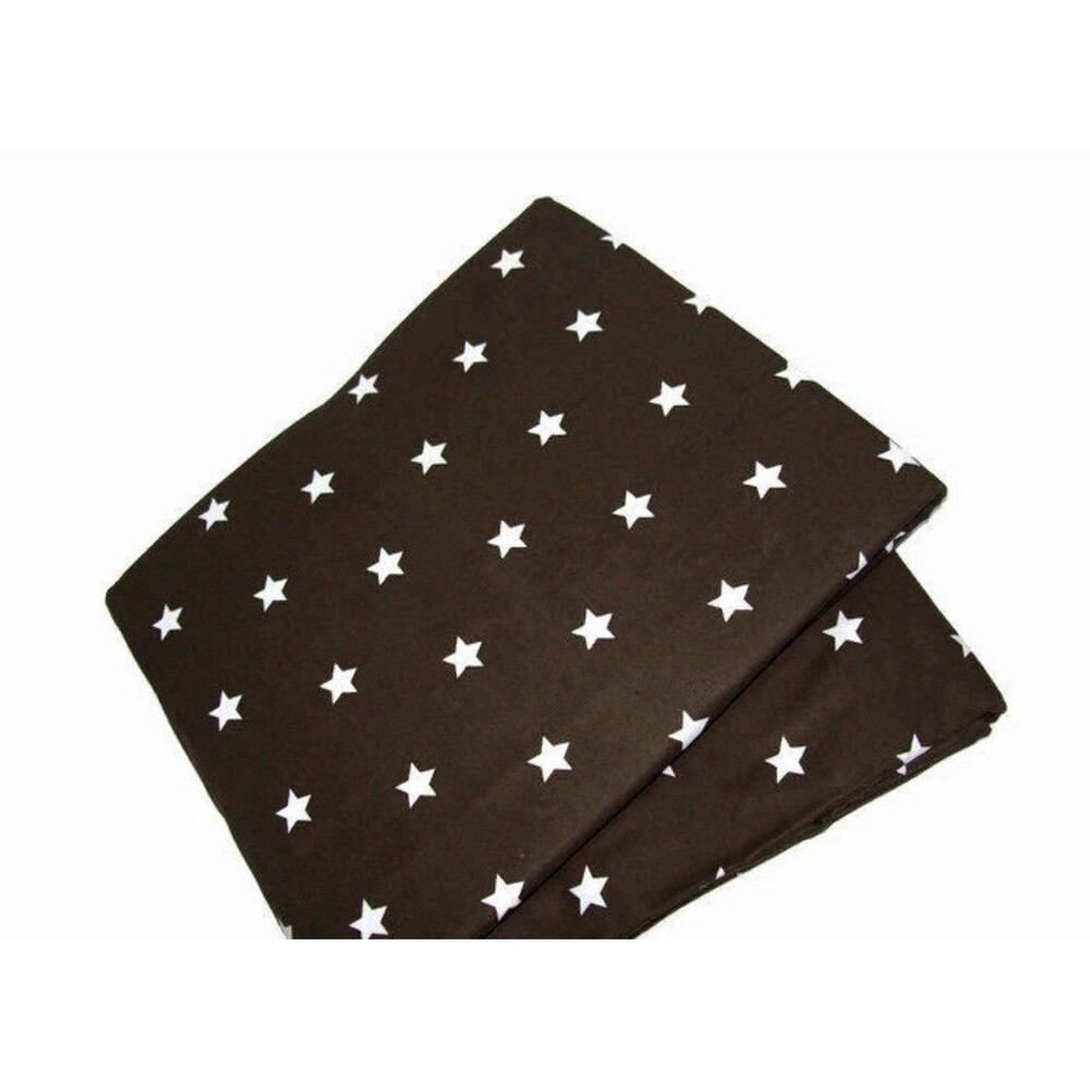 Pottery Barn Kids Twin Duvet Brown With White Star Patterned Fabric